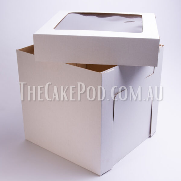 clear lid wedding cake box