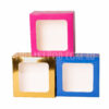 Bright colours cookie boxes