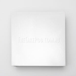 Cardboard Square White Cake Boards – 25 Pack