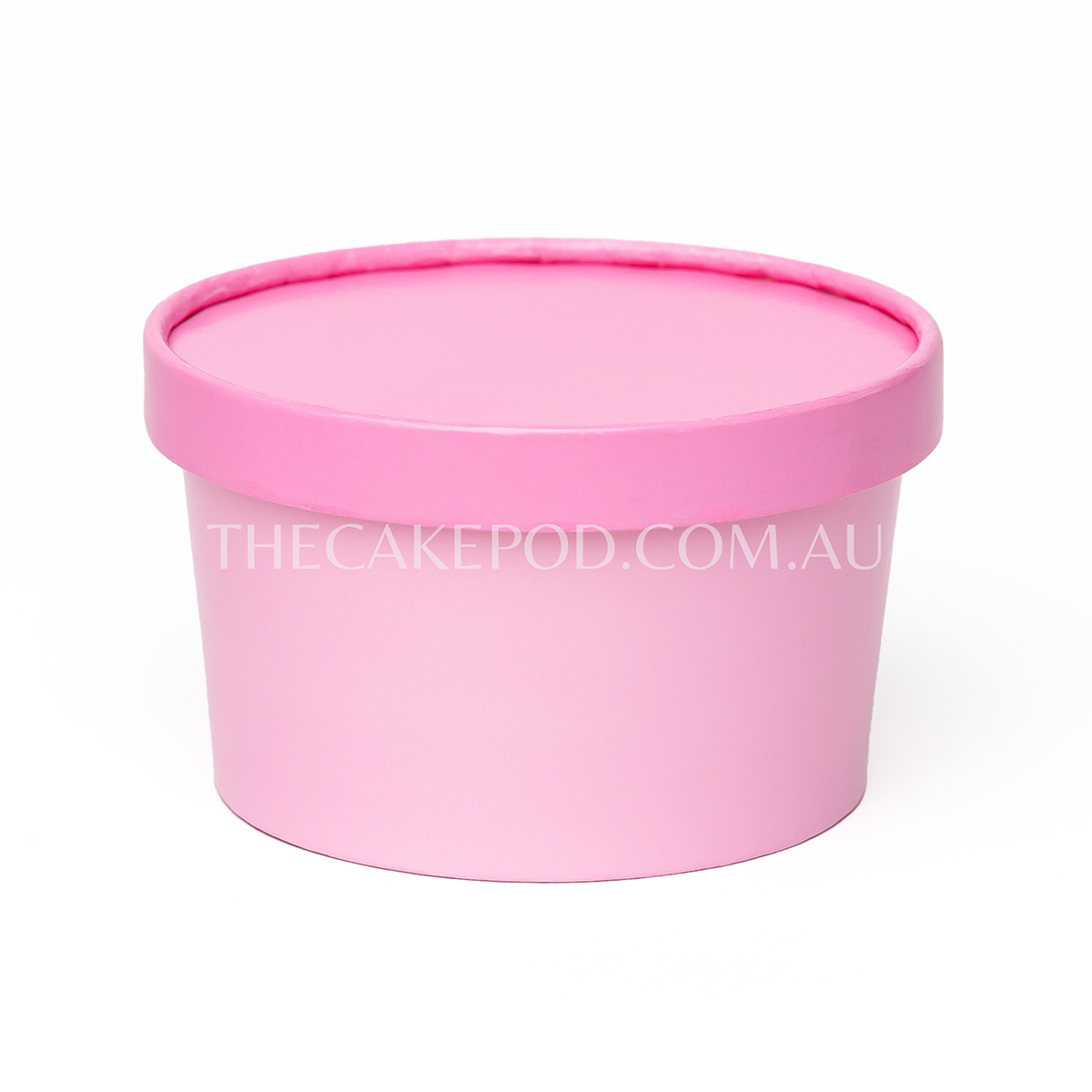 Candy Pink paper cups with lid - The Cake Pod Candy Pink Cups with Lid