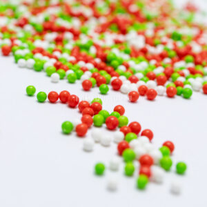 Scattered CakeFetti Jingle Dots Christmas sprinkles